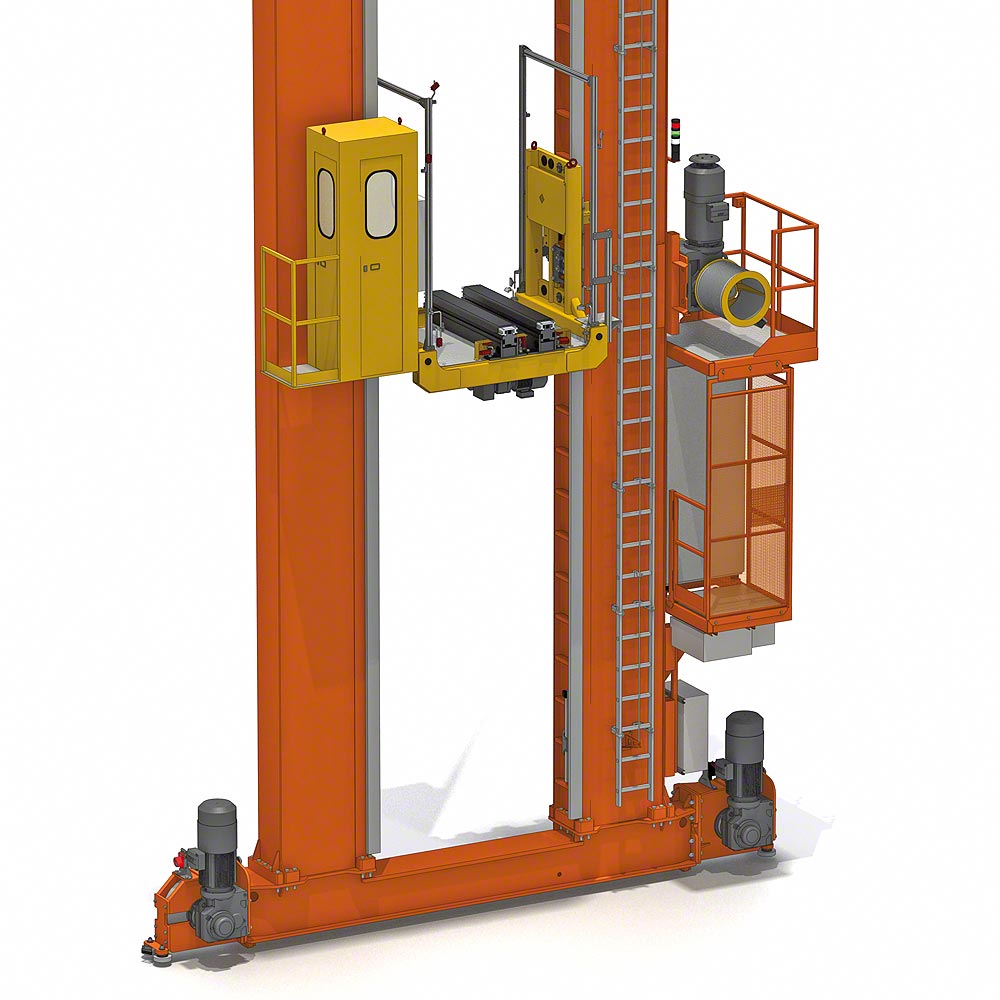 Stacker cranes for pallets