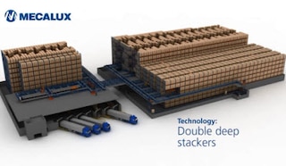 Double depth starcker crane Double depth starcker crane