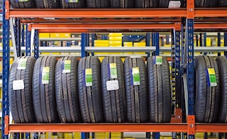 To store tires, it's necessary to adjust the characteristics of the racks