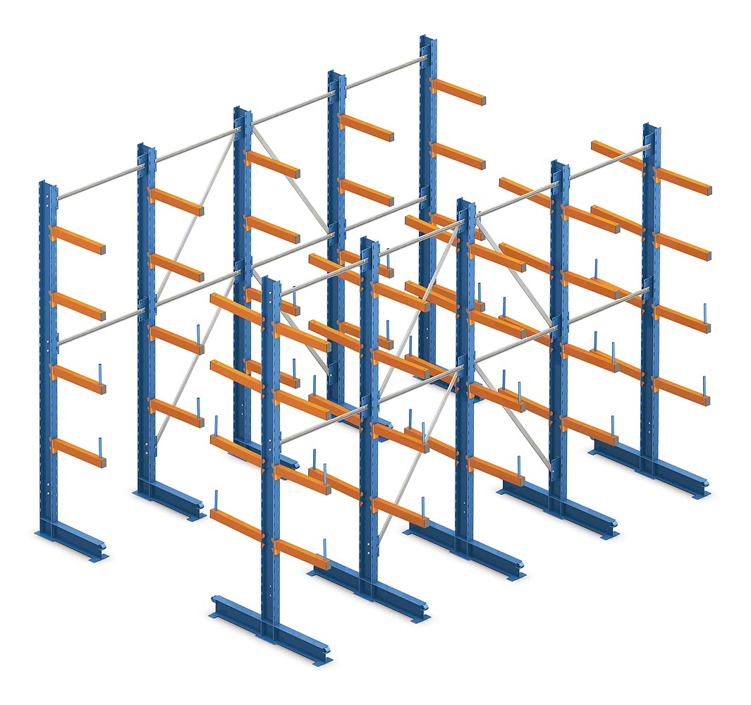 Light duty cantilever racks