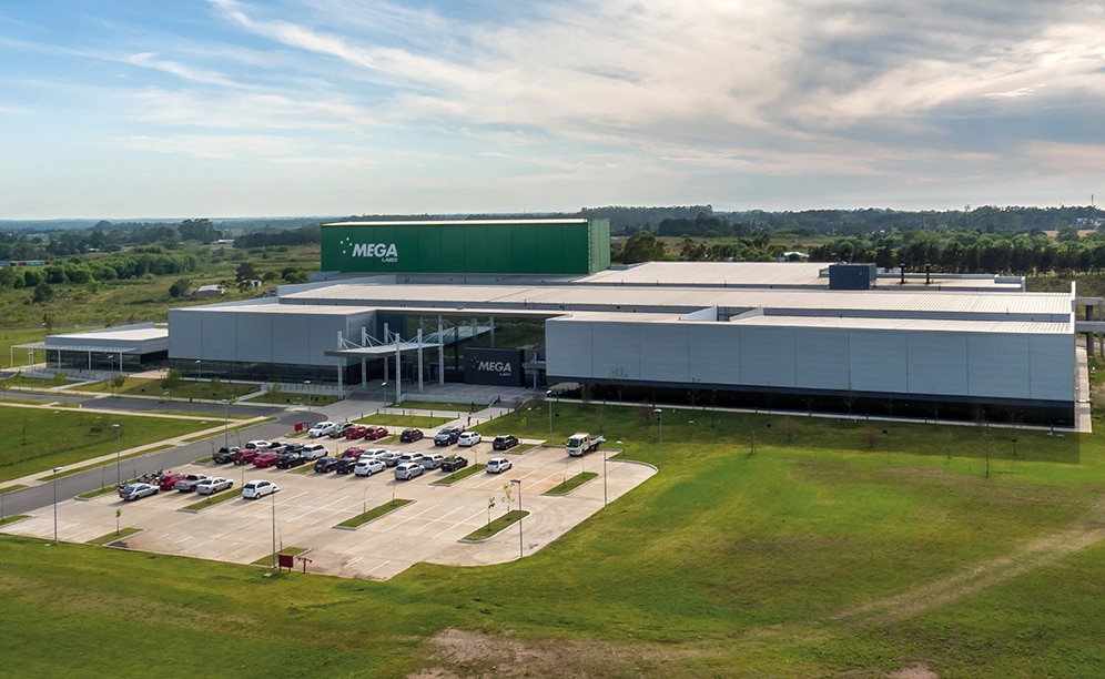 The pharmaceutical company Mega Pharma is on the technological forefront with a fully-automated clad-rack warehouse The pharmaceutical company Mega Pharma is on the technological forefront with a fully-automated clad-rack warehouse