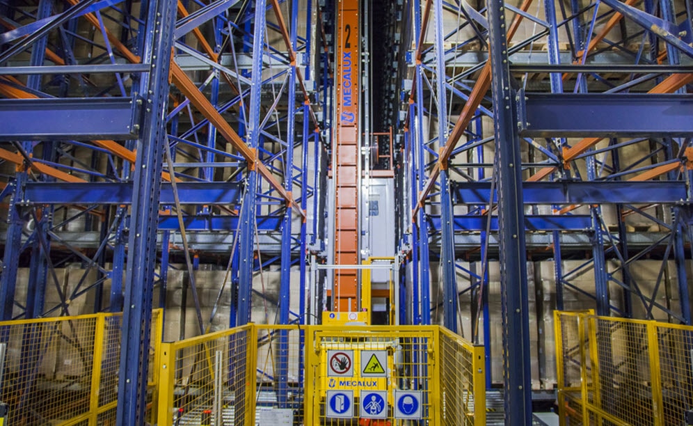 An intelligent warehouse for the frozen chip maker Bem Brasil