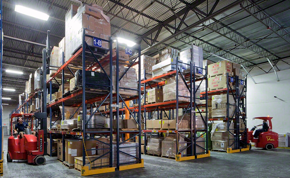 The Interworld Freight logistics warehouse in the United States The Interworld Freight logistics warehouse in the United States
