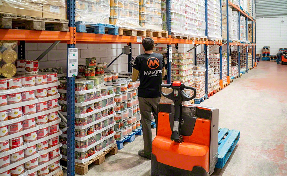 Masgrau Alimentació renovates the management of its warehouse with Mecalux WMS