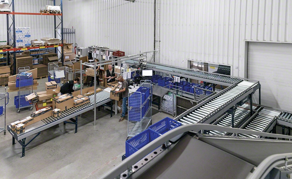 Algam automates the order consolidation zone of its warehouse Algam automates the order consolidation zone of its warehouse