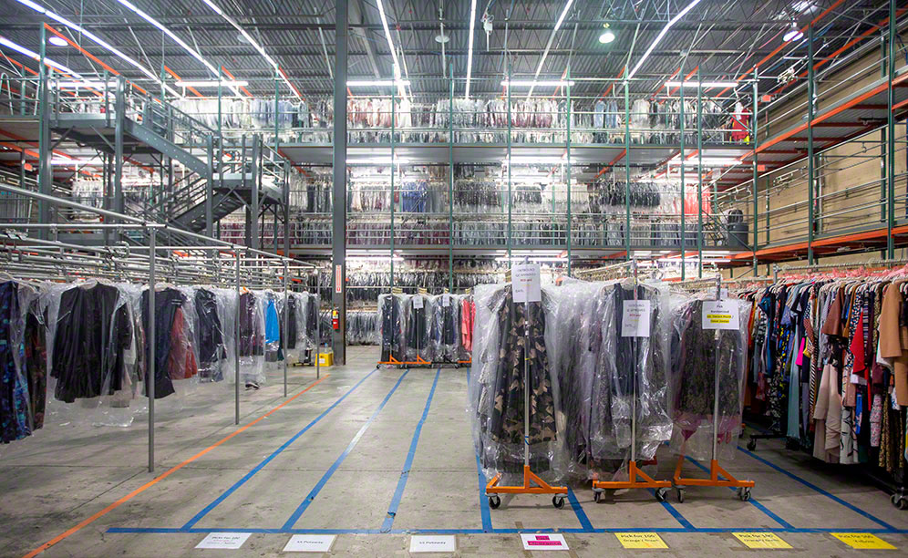 Rental garment warehouse in New Jersey 