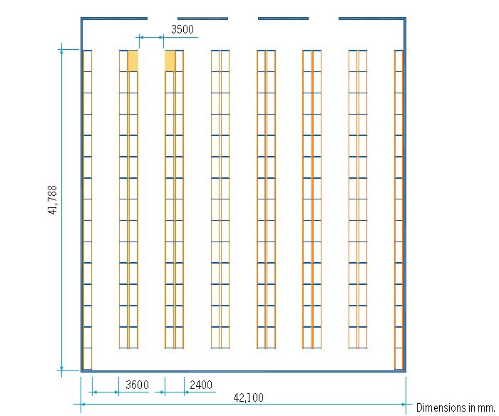 Warehouse layout 1