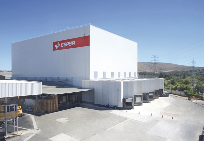 Cepsa's automated clad-rack warehouse