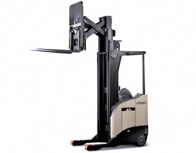 In this piece of equipment, it is the forks that retract