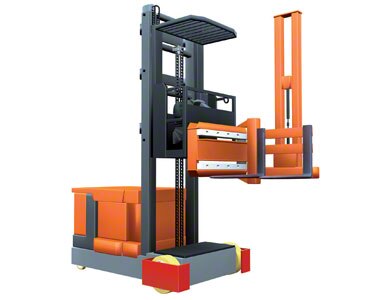 Trilateral turret truck is an example of narrow aisle forklift