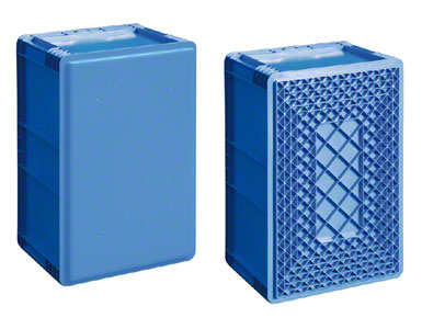 The base can be reinforced according to the weight it will hold and the handling system used.