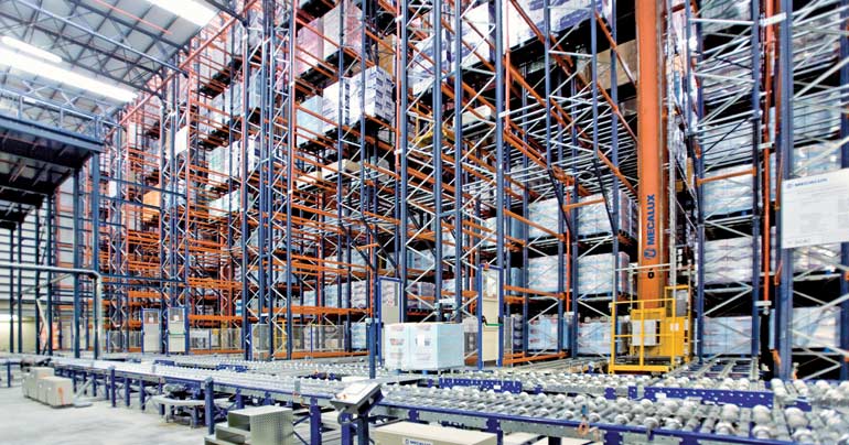 Warehouse for a cosmetics distribution company.