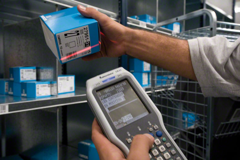 Barcodes in warehouses