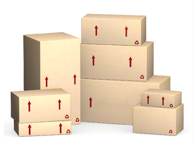 The box sent by the supplier.