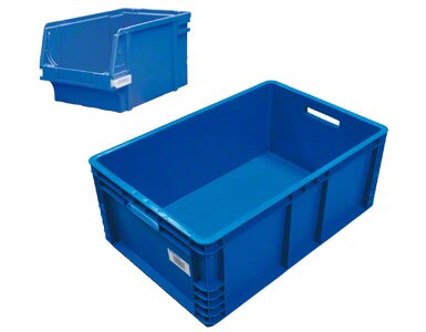 A tote used to store loose sales units.