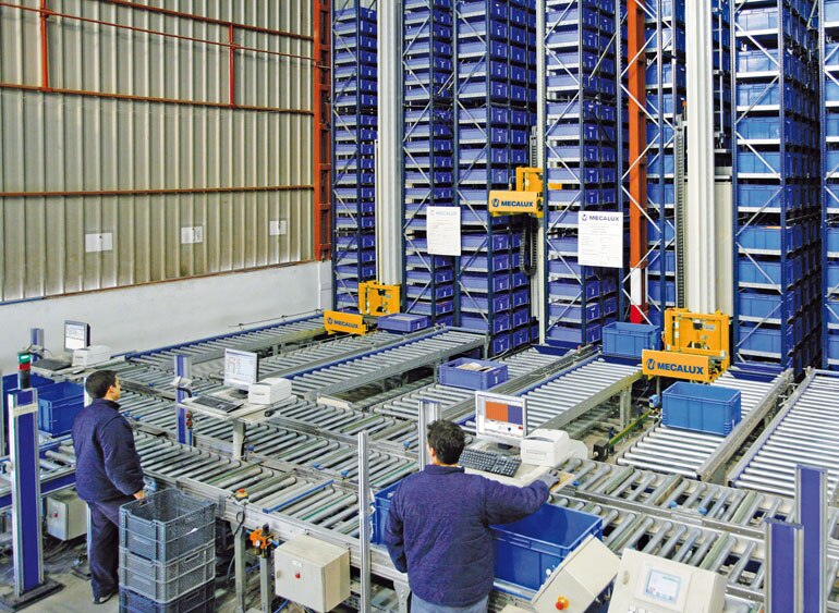 Miniload warehouse for hardware, industrial, DIY and construction supplies