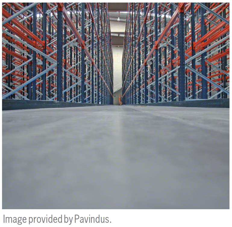Leveling of the floor is an inherent part of installing racks.