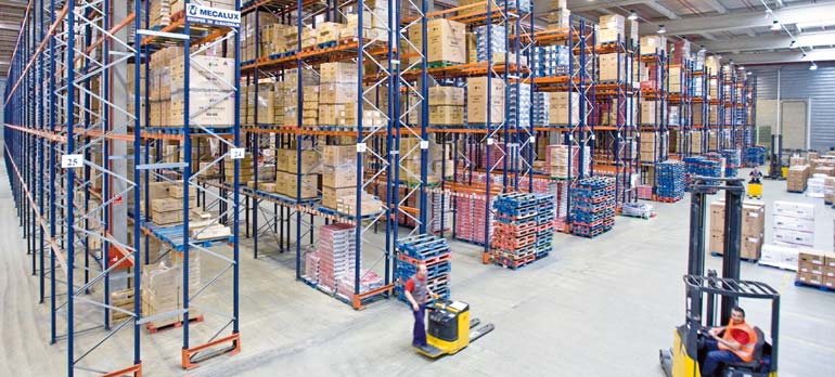 Warehouse for a consumer electronics company.