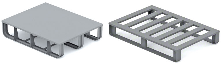 Metal pallets are widely used in the automotive and metal works sectors.