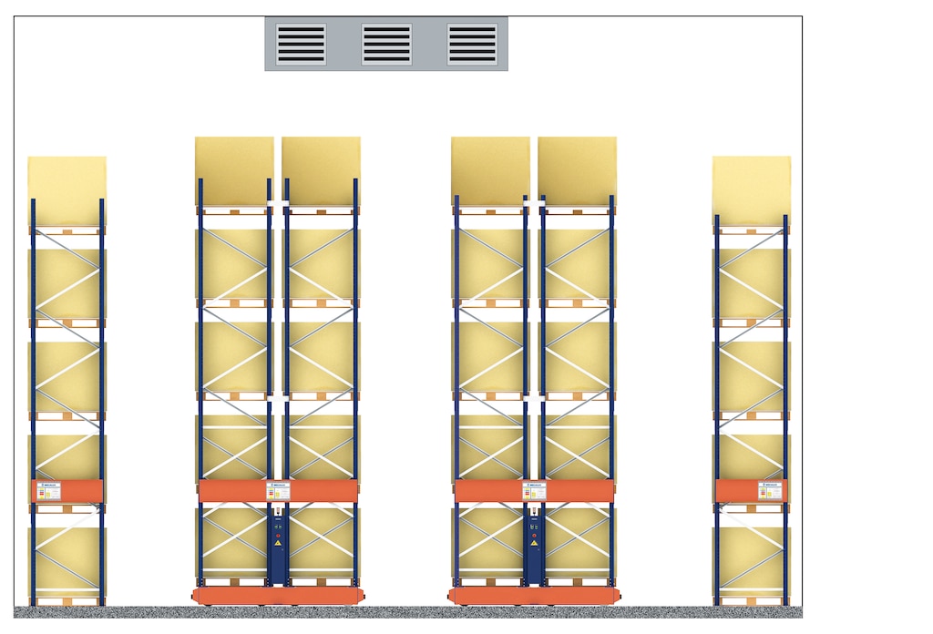 The two frozen-storage installations of Euroambrosías in Madrid