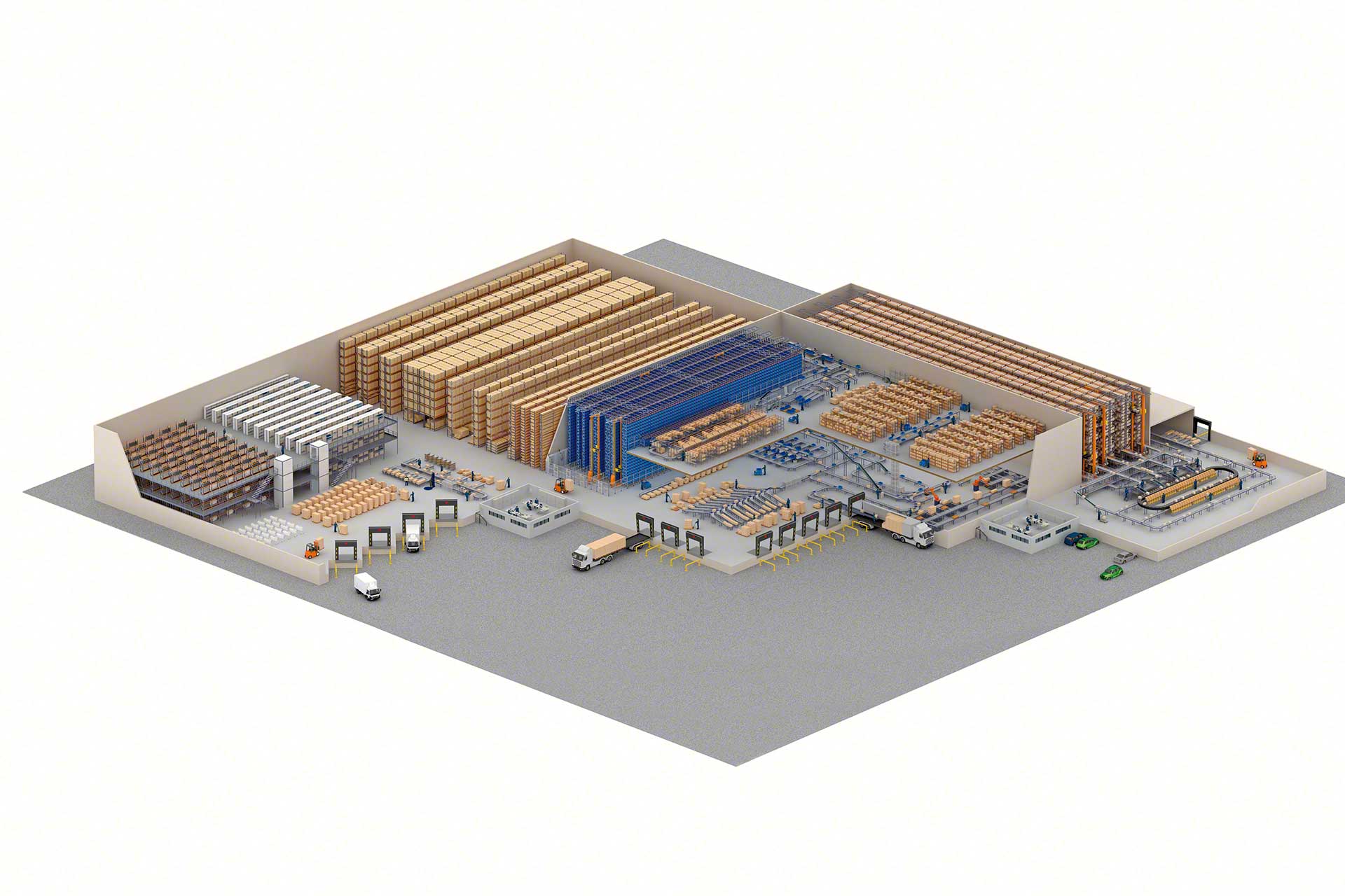 Logistic Layout Logistics warehouse layout: why choose us - Mecalux.co.uk