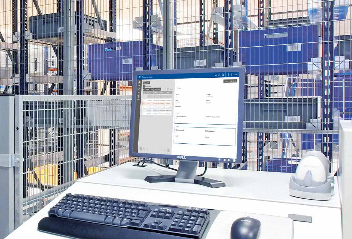 Labour Management System set up in a work station