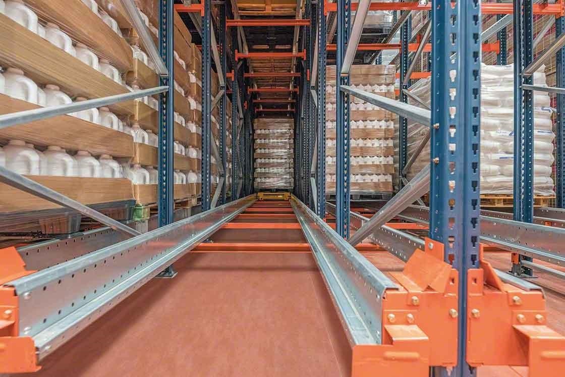 Channel depth differs depending on the high-density storage system