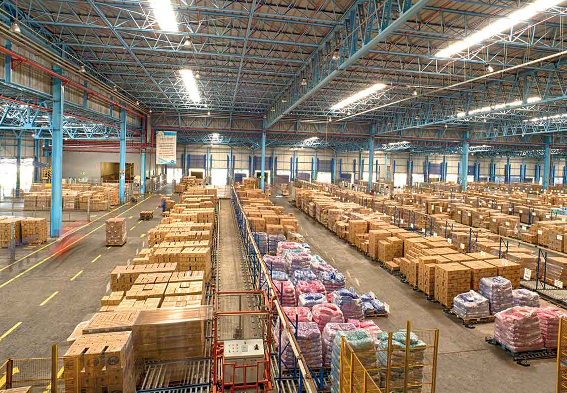 Goods consolidation is a strategy aimed at optimising warehouse space