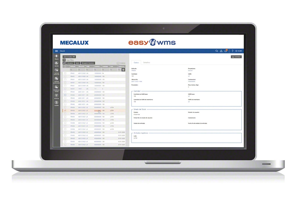 Easy WMS from Interlake Mecalux is capable of organising cycle counting