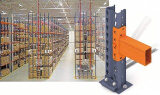 How to calculate the structure of a conventional pallet rack