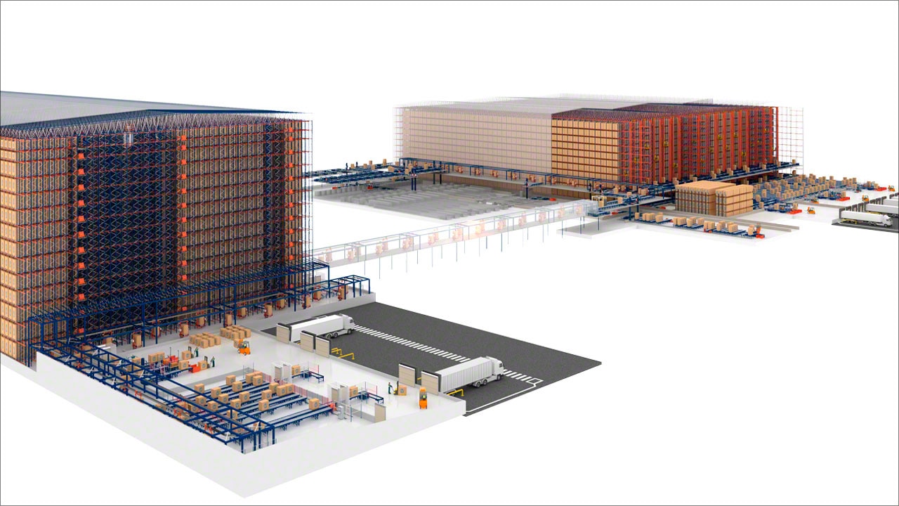 Robotised logistics centre of Congelados de Navarra