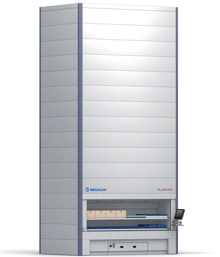 Goods-to-person vertical storage module