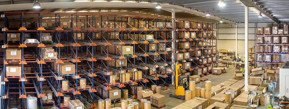 Storage for GM Technology's digital printing equipment in Spain Storage for GM Technology's digital printing equipment in Spain