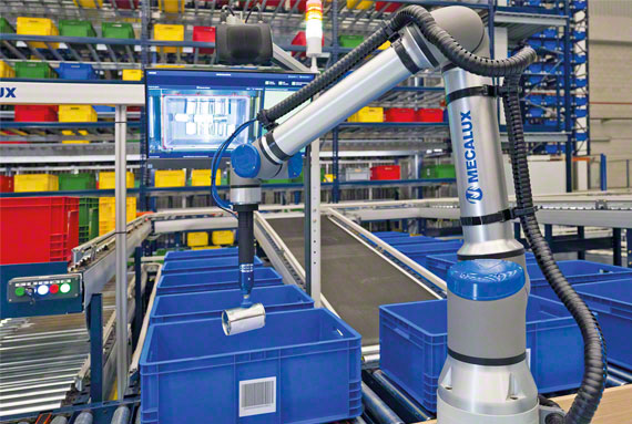 The picking robot maximizes efficiency in food warehouses