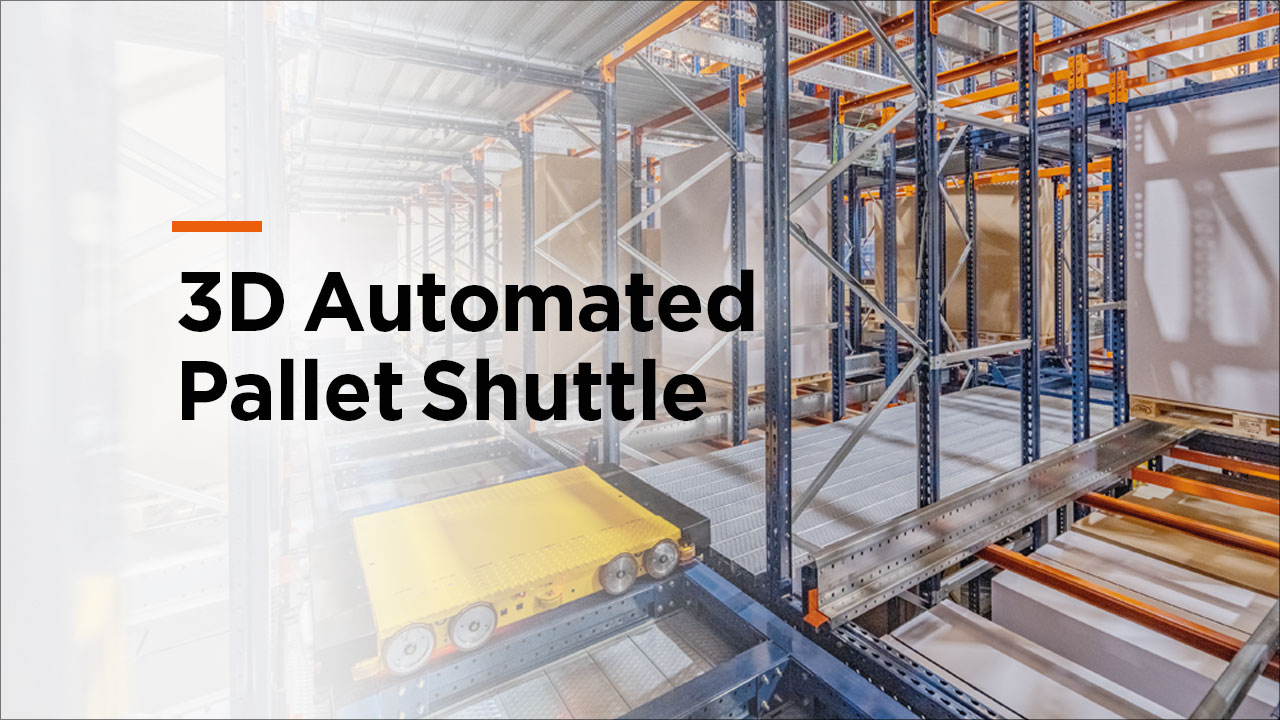 How does the 3D Automated Pallet Shuttle work?