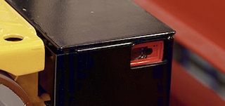The 4-Way shuttle’s sensors allow for precise, efficient operations