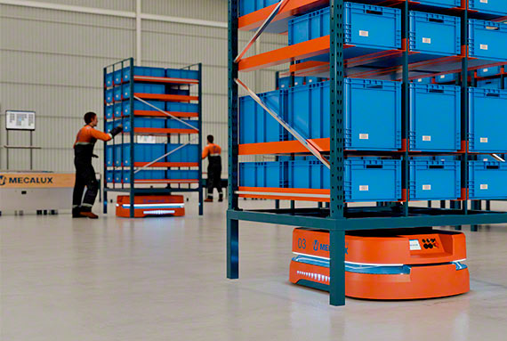 Autonomous Mobile Robots (AMRs) - Mecalux.co.uk