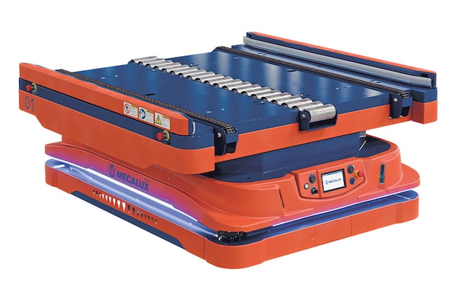 Autonomous mobile robots transport loads between two points independently