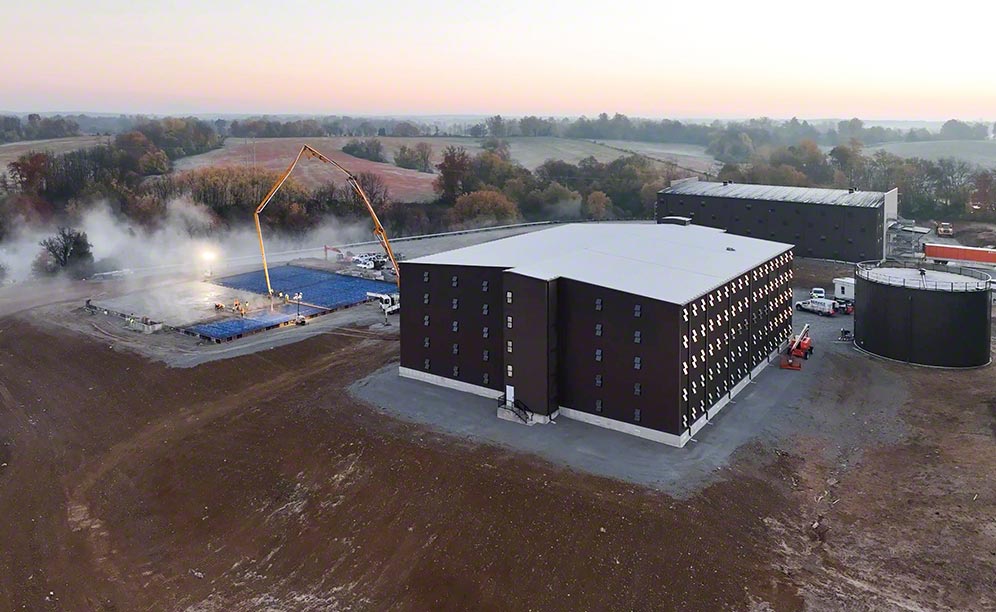 Rabbit Hole Distillery’s warehouse for bourbon whiskey