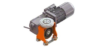 The drive heads enable the movement of the trolleys The drive heads enable the movement of the trolleys