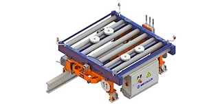 Floor-mounted trolleys include 2 drive heads and 2 wheels Floor-mounted trolleys include 2 drive heads and 2 wheels