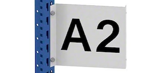 Signs facilitate the identification of M7 heavy duty racks