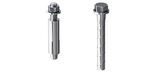 Anchor bolts secure M7 heavy duty racks to the floor Anchor bolts secure M7 heavy duty racks to the floor