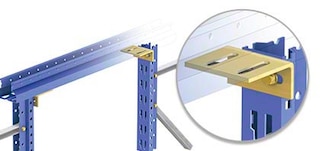 Portal ties ensure the transverse stability of high-bay racking