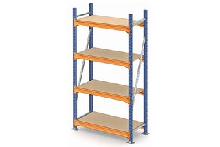 M7 racks with levels consisting of shelves and beams