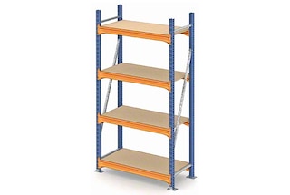 M7 racks with levels consisting of shelves and beams