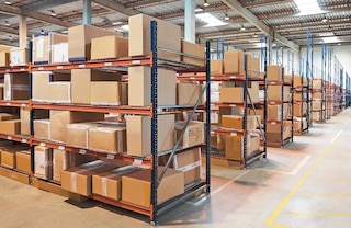 M7 heavy duty racks are ideal for storing multiple SKUs