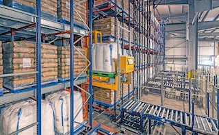 British Sugar has automated storage operations with automated stacker cranes for pallets