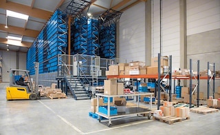 FIC’s miniload system in Nimes is managed by Easy WMS
