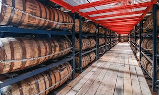 Ingram Whiskey River Aged has optimised storage with Interlake Mecalux racking